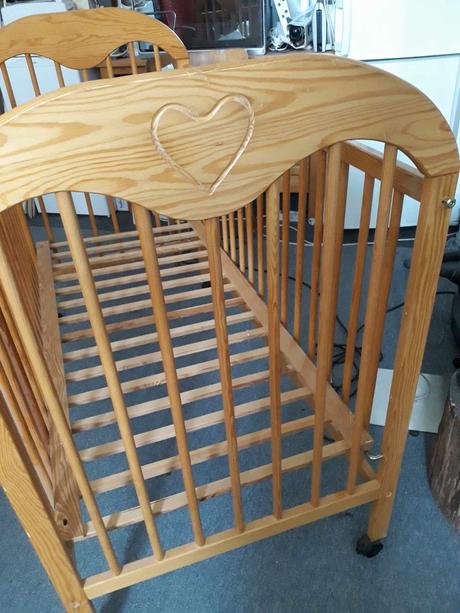 Detská postieľka s matracom, šírka (cm): 65,dĺžka (cm): 120