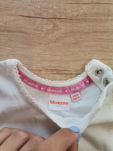 Dievčenské biele tričko 56, bluezoo,56