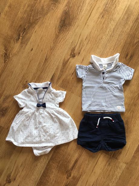 Namornicky komplet pre dvojicky, h&m,62