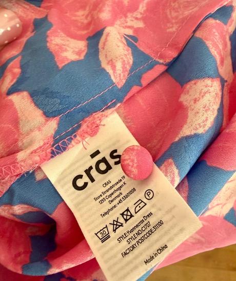 Luxusné kvetinové šaty crās modro-ružové, 36