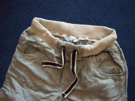 5 x krátke nohavice na leto,viac druhov,cena 4 eur, h&m,110