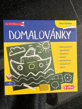 Efko domaľovanky hra s kriedou,