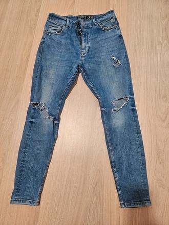 Pánske skinny jeans (pull&bear, bershka), m