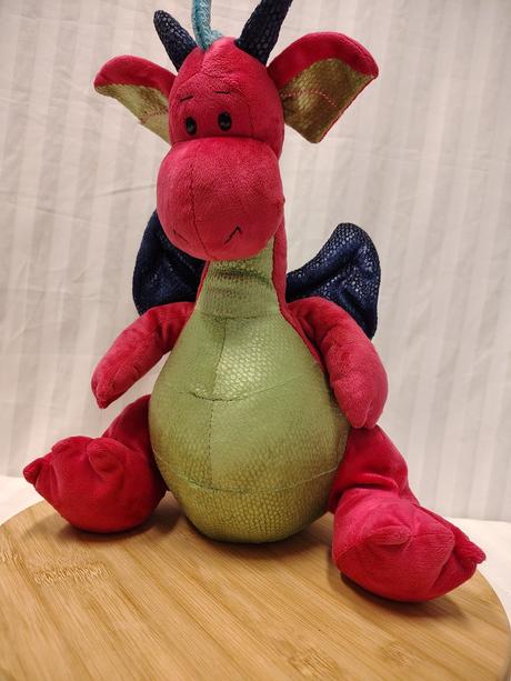 Velúrový drak  ladon, gund, 38 cm, 