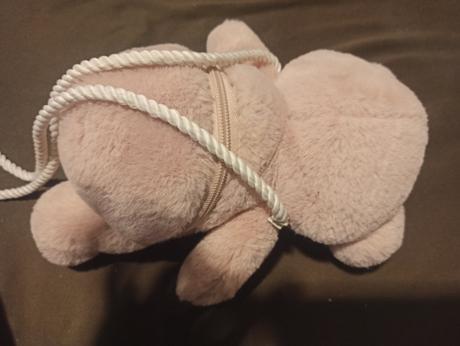 Kabelka, medvedík, krasny, h&m