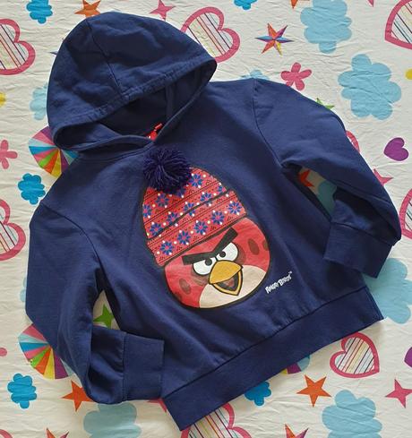 Mikina angry birds 116 na 5-6r., debenhams,116