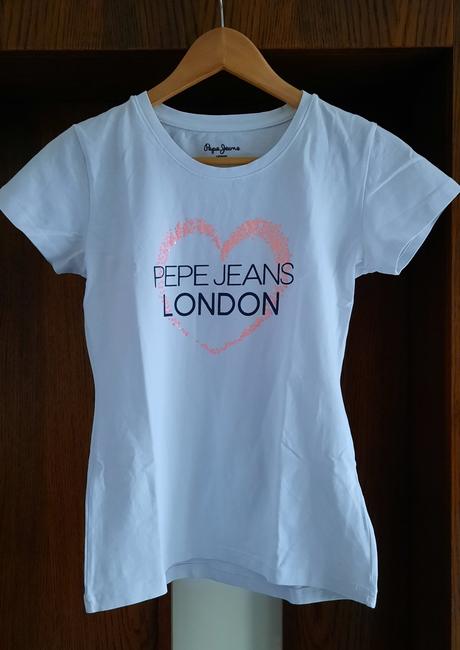 Biele tričko, pepe jeans,m