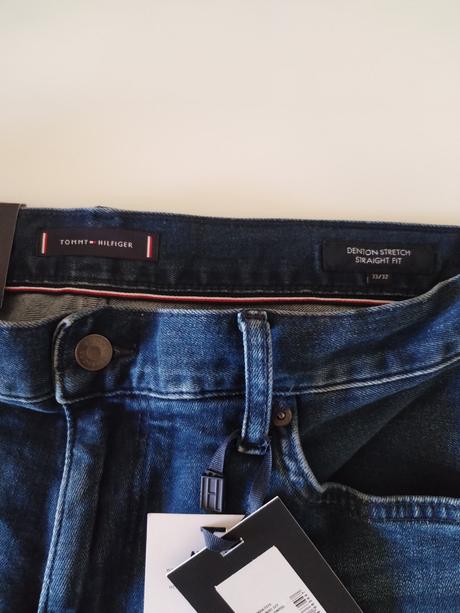 Pánske rifle t. hilfiger 33x32. zľava, tommy hilfiger,l