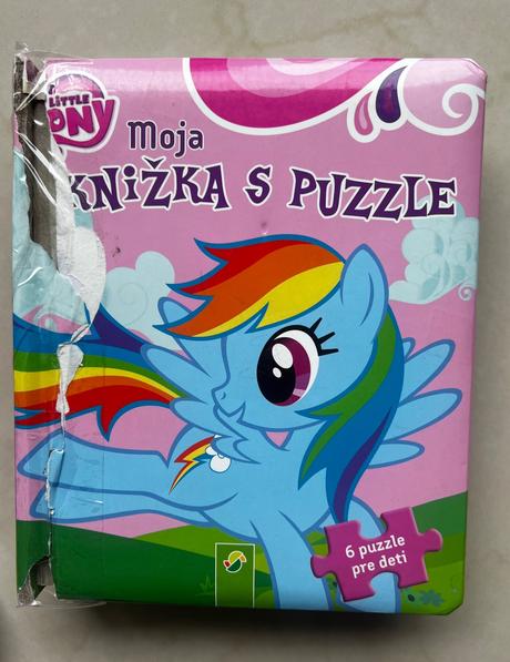 Knižka pony s puzzle,