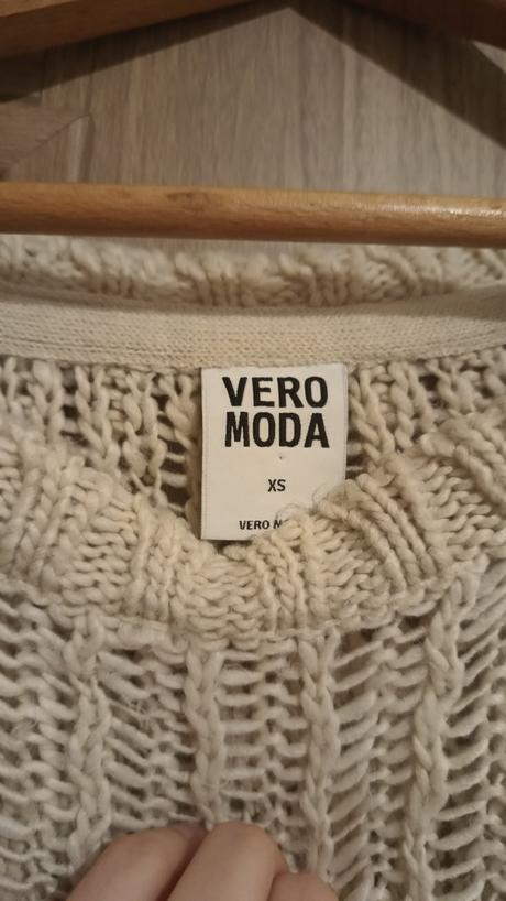 Krémový sveter, vero moda,xs