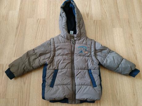 Chlapčenská zateplená prechodná bunda veľ. 92, baby club,92