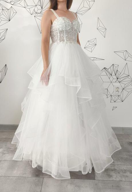 Nové svadobné šaty za skvelú cenu, 32 / 34 / 36 / s / xs