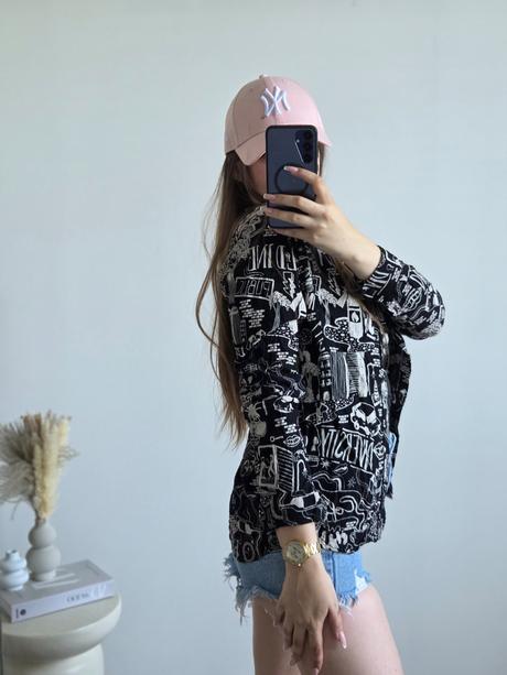 Zara vzorovaná košeľa m, zara,m