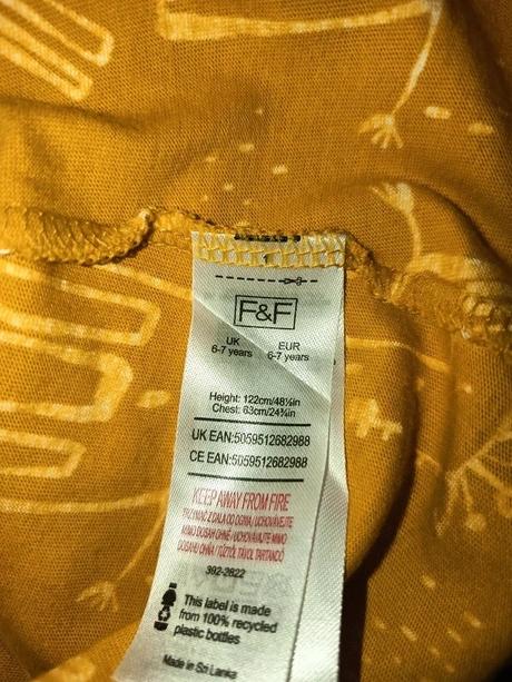 Nové šaty 122, 6-7 rokov, c&a,122