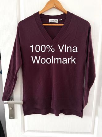 Gaštanový vlnený sveter, m