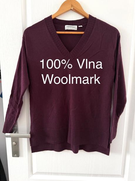 Gaštanový vlnený sveter, m