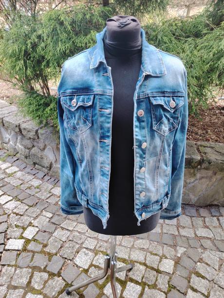 Dámska rifľová bunda, xl