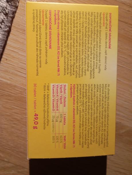 Výživový doplnok vigantolvit nový, 