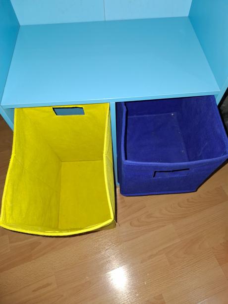 Drevený detský úložný priestor, 