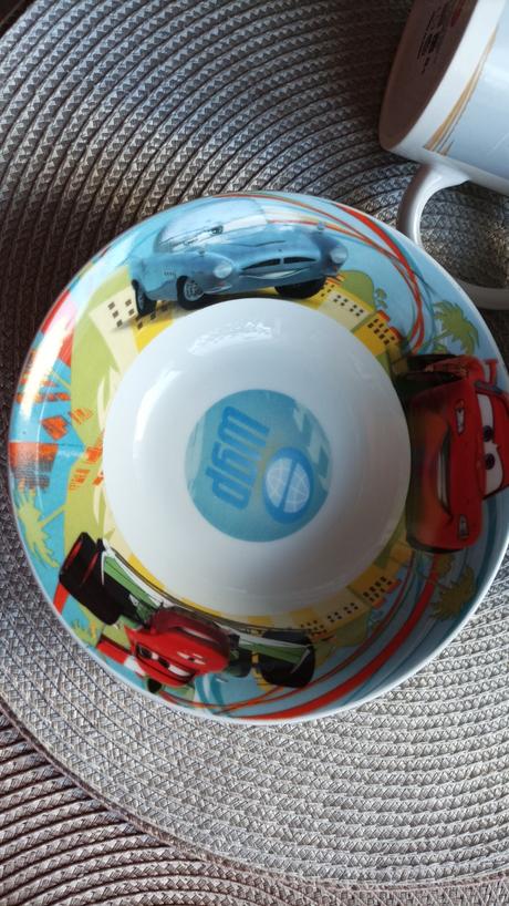 Miska + šálky mcqueen, 