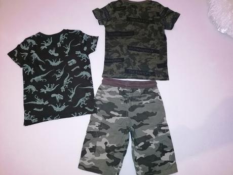 Maskáčové t-rex 2 tričká a šortky, 122