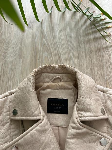 Koženková bunda značky zara, zara,xs