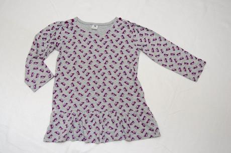 Šedá mačičková tunika, 110
