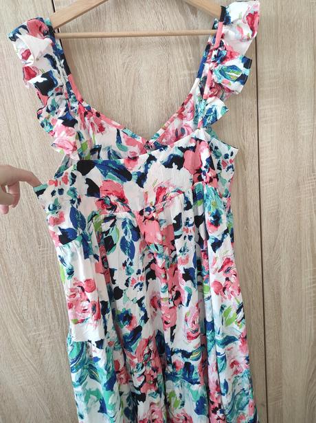 Romantické letné šaty, h&m,46