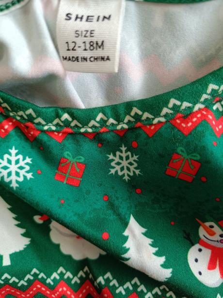 Vianočné šaty pre dievčatká, 98