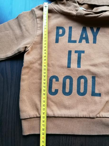 Hnedá mikina, h&m,98