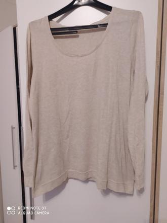 Béžové tričko s dlhým rukávom, xl