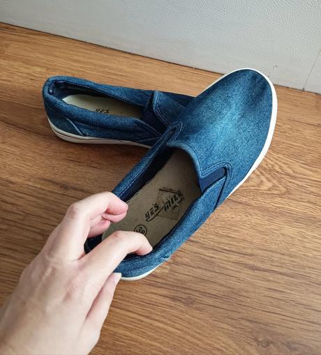 Espadrilky v riflovom dizajne, 38