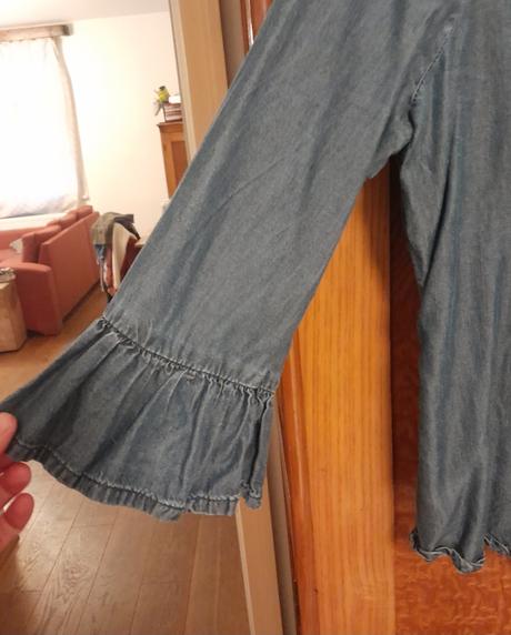 Damska riflova bluzka, clockhouse,36