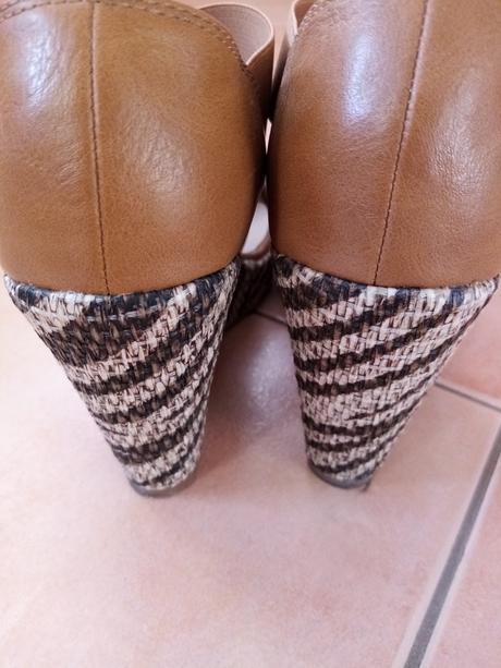 Dámske kožené sandale, lasocki,38