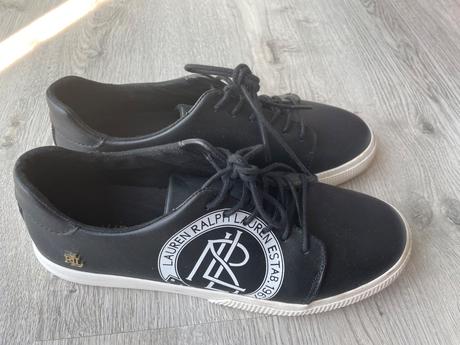 Predám čierne kožené tenisky ralph lauren, veľ 40, ralph lauren,40