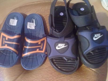 Decke sandalky chlapcenske modre, nike,35