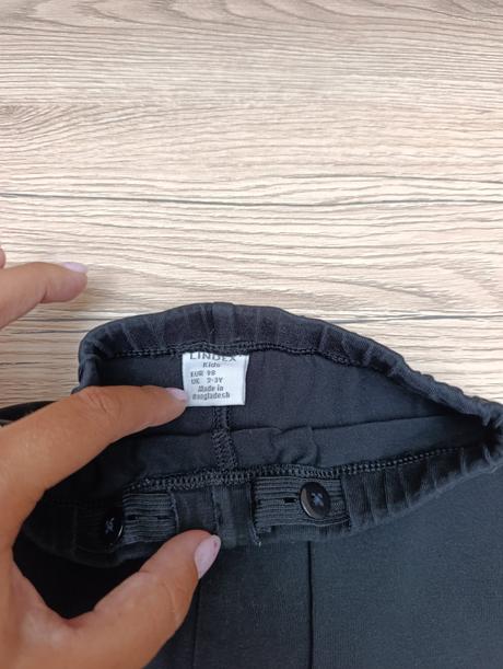 Uni čierne legíny, lindex,98