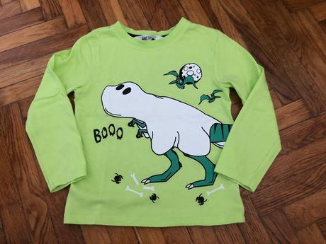 Tričko s dinom, h&m,104