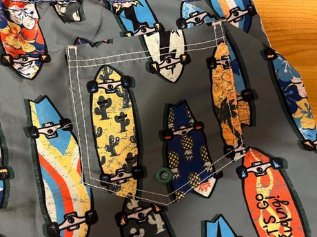 Šortky skateboard, benetton,164