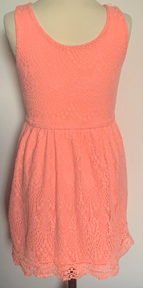 H&m neónové ružové šaty, h&m,134