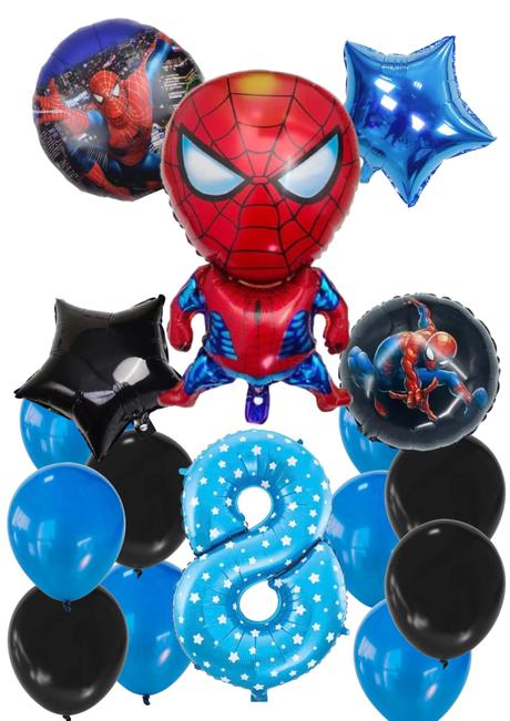 Balóny spiderman - až 15/16/17 kusov, 