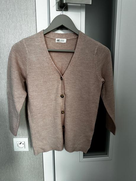 Detsky kardigan 122/128, novy, s dopor. postou, h&m,122