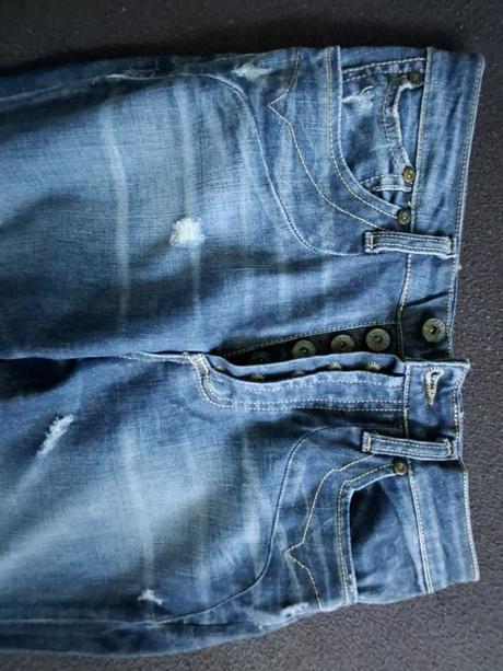 Dámske tmavomodré rifle., 36