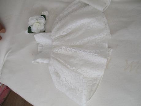 Svadobné šaty pre staršiu sestričku 43cm,