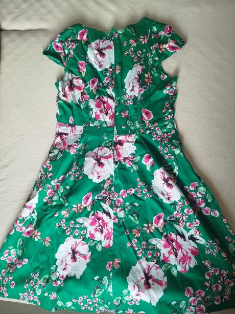 Kvietkované šaty, orsay,42