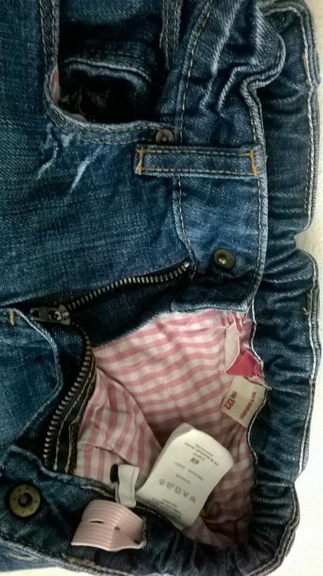 Podšité dievčenské rifle, h&m,122