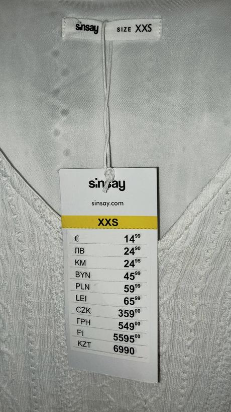 Šaty nenosené, sinsay,34 / 158 / xs