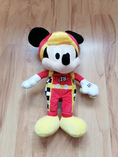 Zvukový mickey mouse - motorkár, 