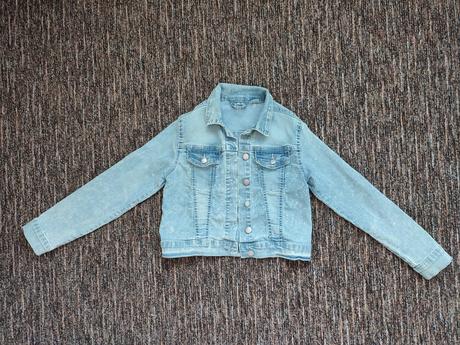 Dievčenská rifľová bunda, 134