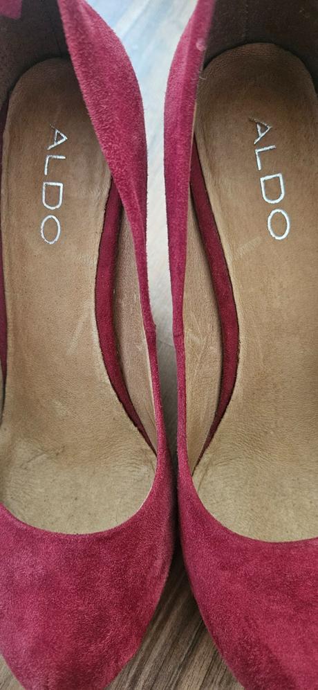 Aldo bordové lodičky na plnej platforme, 38